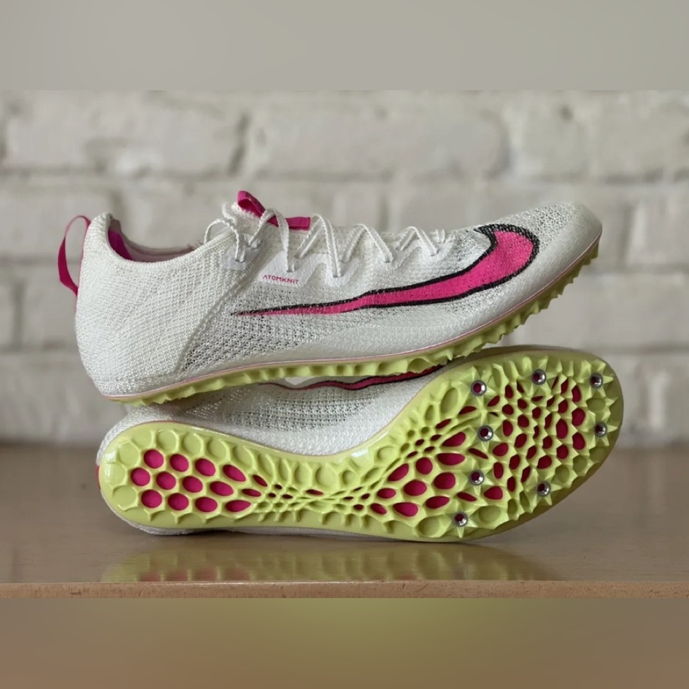 New Nike Zoom SuperFly Elite 2 “Sail Pink” Track Spikes Men Size 14 CD4382-101